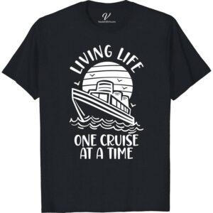 VacationShirts.com: One Cruise at a Time Tee Classic Cruise Vacation Shirts Dive into your next sea adventure with VacationShirts.com's "One Cruise at a Time Tee." Tailored for cruise enthusiasts, this tropical tee boasts custom, ocean-inspired designs perfect for any beach vacation. Elevate your family cruise outfits with our personalized, nautical-themed shirts, making every travel-themed clothing piece a memorable part of your journey.