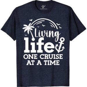 VacationShirts.com: One Cruise at a Time Tee Classic Cruise Vacation Shirts Dive into your next sea adventure with VacationShirts.com's "One Cruise at a Time Tee." Tailored for cruise enthusiasts, this tropical tee boasts custom, ocean-inspired designs perfect for any beach vacation. Elevate your family cruise outfits with our personalized, nautical-themed shirts, making every travel-themed clothing piece a memorable part of your journey.