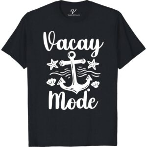 Vacay Mode: Nautical Anchor Cruise Tee from VacationShirts Cruise Vacation Shirts Dive into your getaway with the Vacay Mode: Nautical Anchor Cruise Tee from VacationShirts.com. Perfect for men and women, this ocean-inspired apparel blends comfort with style, featuring a striking anchor design. Ideal for beach vacations, sailing themes, or simply embracing cruise wear, it's a must-have in your vacation collection.