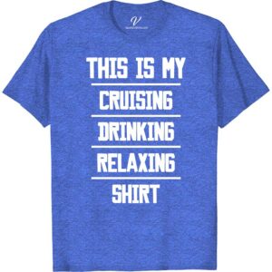 Chill Cruise Getaway Tee: Sip, Sail & Relax! Cruise Vacation Shirts Embark on a serene ocean escape with our Chill Cruise Getaway Tee: Sip, Sail & Relax! Perfect for your next sailing trip or beach holiday, this relaxation T-shirt combines leisure wear comfort with nautical clothing style. Ideal for those who love to chill out and embrace the vacation vibe.
