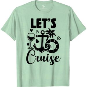 Let's Cruise: Nautical Anchor Vacation Tee Classic Cruise Vacation Shirts Set sail in style with Let's Cruise: Nautical Anchor Vacation Tee from VacationShirts.com. Perfect for men and women, this maritime fashion top features a unique nautical anchor design, embodying the spirit of ocean voyages. Ideal for beach vacations or sailing adventures, it's the quintessential cruise wear. Anchor your wardrobe today!