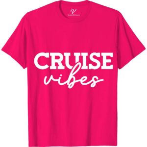 VacationShirts Cruise Vibes Calligraphy Tee Classic Cruise Vacation Shirts Set sail in style with our Cruise Vibes Calligraphy Tee from VacationShirts.com. Perfect for any ocean adventure, this nautical-themed apparel blends custom cruise wear elegance with the relaxed feel of beach vacation clothing. Personalize your tropical vacation t-shirt for a unique family cruise shirt or personalized boat apparel.