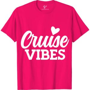 Chic Cruise Vibes Heart-Script Tee - VacationShirts Classic Cruise Vacation Shirts Embrace your cruise adventure with the Chic Cruise Vibes Heart-Script Tee from VacationShirts.com. This stylish tee combines chic cruise wear with a playful heart script, making it a perfect addition to your summer cruise apparel. Its nautical theme and ocean vibe design ensure you sail in style. Ideal for beach vacations and travel enthusiasts seeking a unique, fashionable look.