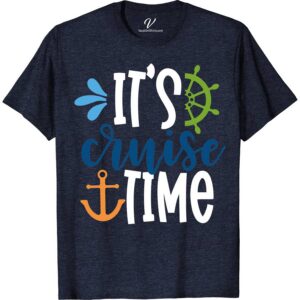 Its Cruise Time Boat Tee Classic Cruise Vacation Shirts Set sail in style with the "It's Cruise Time Boat Tee" from VacationShirts.com. This nautical tee, featuring a striking anchor graphic, embodies maritime fashion at its finest. Perfect for sailors and sea lovers alike, it's the ultimate addition to your yacht apparel and boating attire. Dive into ocean-themed elegance today!