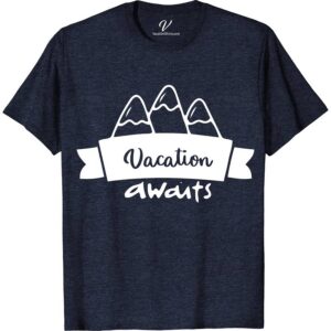 Vacation Awaits Mountain Tee Vacation Shirts Embark on your next adventure with the Vacation Awaits Mountain Tee from VacationShirts.com. Crafted for enthusiasts of the great outdoors, this eco-friendly outdoor wear blends style with sustainability. Featuring a captivating mountain graphic, it's the perfect companion for hiking, exploring nature, or simply embracing the wilderness spirit.