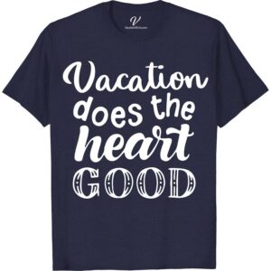 Vacation Does The Heart Good Tee Vacation Shirts Embrace your wanderlust with our 'Vacation Does The Heart Good Tee' from VacationShirts.com. Perfect for summer escapes and beach adventures, this heart-themed apparel captures the essence of travel tees. Crafted for those in vacation mode, it's your go-to for holiday tees, adventure clothing, and expressing your love for travel!