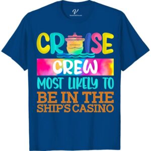 Cruise Crew Casino Fun Graphic Tee - VacationShirts.com Exclusive Cruise Squad Vacation Shirts Dive into fun with our exclusive Cruise Crew Casino Fun Graphic Tee from VacationShirts.com! Perfect for casino nights and ocean adventures, this custom cruise apparel blends nautical themes with vibrant vacation vibes. Stand out in cruise ship attire that's as unique as your journey. Make every moment unforgettable with our fun vacation shirts!