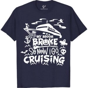 2023 Minimalist Halloween Cruise Tee - Broke Broom Halloween Cruise Shirts Set sail in style with the 2023 Minimalist Halloween Cruise Tee - Broke Broom from VacationShirts.com. Perfect for any Halloween party, this unique tee blends spooky minimalist clothing with witchy fashion. Featuring a sleek broke broom design, it's the ultimate casual Halloween outfit. Elevate your Halloween cruise wear today!