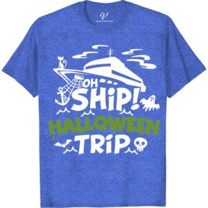 Spooky Oh Ship Halloween Cruise Tee - VacationShirts Halloween Cruise Shirts Set sail on a spine-tingling adventure with our Spooky Oh Ship Halloween Cruise Tee! Perfect for ghost ship crew and pirate enthusiasts, this nautical Halloween costume merges spooky sea adventure vibes with ocean-themed flair. Embrace the spirit of Halloween travel with this unique, eye-catching shirt, ideal for any Halloween boat party.