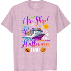 Aw Ship! Exclusive Halloween Cruise Tee by VacationShirts Halloween Cruise Shirts Set sail in spooky style with the Aw Ship! Exclusive Halloween Cruise Tee from VacationShirts.com. This unique nautical Halloween shirt blends eerie elegance with cruise comfort, making it the perfect addition to your themed cruise wear. Embrace the holiday spirit on the high seas with this exclusive Halloween sailing tee, designed for those who love to celebrate in style. Don't just join the party, anchor it with our Halloween vacation clothing!