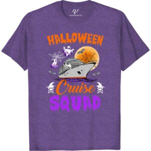 Halloween Cruise Squad Tee - Soft Vacation Apparel Cruise Squad Vacation Shirts Set sail in style with our Halloween Cruise Squad Tee! Crafted from the softest materials, this comfortable travel wear is perfect for your spooky cruise adventures. Featuring unique Halloween-themed designs, our tees are ideal for matching cruise shirts, ensuring your group stands out. Dive into the Halloween spirit with our exclusive vacation apparel!