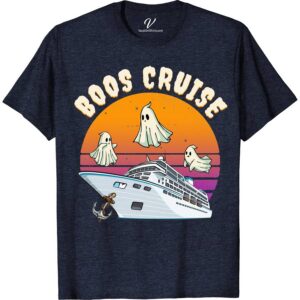 Boos Cruise Spooky Halloween Vacation Tee Halloween Cruise Shirts Embark on a ghostly voyage with our Boo Cruise Spooky Halloween Vacation Tee! Perfect for any Halloween sailing adventure, this shirt combines eerie charm with comfort. Featuring unique ghost ship apparel designs, it's the must-have addition to your haunted cruise clothing collection. Set sail in style and make your spooky sea adventure unforgettable!
