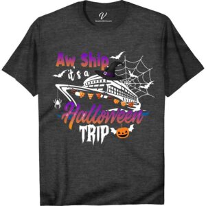Unique Purple 'Aw Ship' Halloween Cruise Tee Halloween Cruise Shirts Set sail into spooky season with the Unique Purple 'Aw Ship' Halloween Cruise Tee from VacationShirts.com! This eye-catching purple Halloween tee blends humor and horror, featuring the playful "Aw Ship" slogan. Perfect for any Halloween party cruise, it's the ultimate nautical Halloween costume. Stand out in this unique, sea-themed Halloween outfit!
