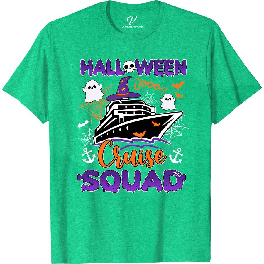 Sleek Booo Cruise Squad Halloween Tee - VacationShirts Halloween Cruise Shirts Dive into spooky season with the Sleek Booo Cruise Squad Halloween Tee from VacationShirts.com! Perfect for your ghostly gang, this tee combines humor and style, making it the ultimate choice for Halloween cruise shirts. Ideal for family Halloween cruise gear or matching Halloween outfits, customize your boo-tiful vacation with our unique, funny Halloween cruise wear.