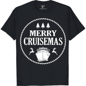 Merry Cruisemas Vacation Tee: Soft Xmas Cruise Shirt Christmas Cruise Shirts Celebrate the holidays at sea with our Merry Cruisemas Vacation Tee! This soft Xmas cruise shirt from VacationShirts.com combines festive cheer with nautical flair. Perfect for the whole family, it's the ultimate in holiday cruise apparel, making your tropical Christmas and cruise vacation unforgettable. Don the spirit of Merry Cruisemas!