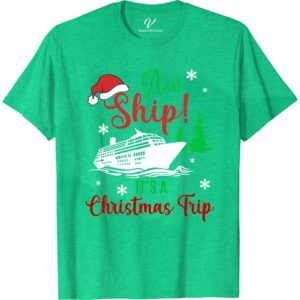 Awe Ship It Jolly Xmas Cruise Tee - VacationShirts.com Christmas Cruise Shirts Set sail in style this holiday season with the Awe Ship It Jolly Xmas Cruise Tee from VacationShirts.com! Perfect for family cruises, this festive wear combines comfort with a custom, tropical Christmas vibe. Ideal for matching Christmas cruise outfits, it's your go-to for a memorable, jolly vacation!