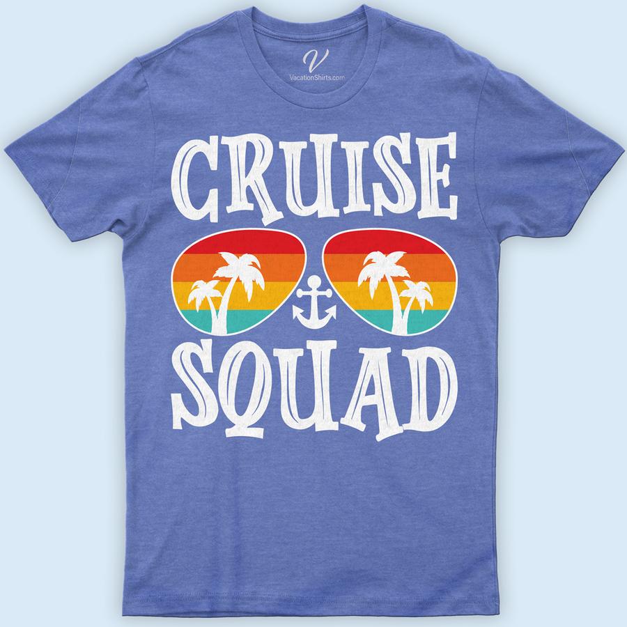 Tropical Palm Tree Cruise Squad Vacation Tee Classic Cruise Vacation Shirts Set sail in style with our Tropical Palm Tree Cruise Squad Vacation Tee from VacationShirts.com! Perfect for Caribbean cruises, beach vacations, and tropical-themed parties, this custom cruise wear features vibrant palm designs, making it ideal for matching group tees. Elevate your summer with our unique, family-friendly shirts!