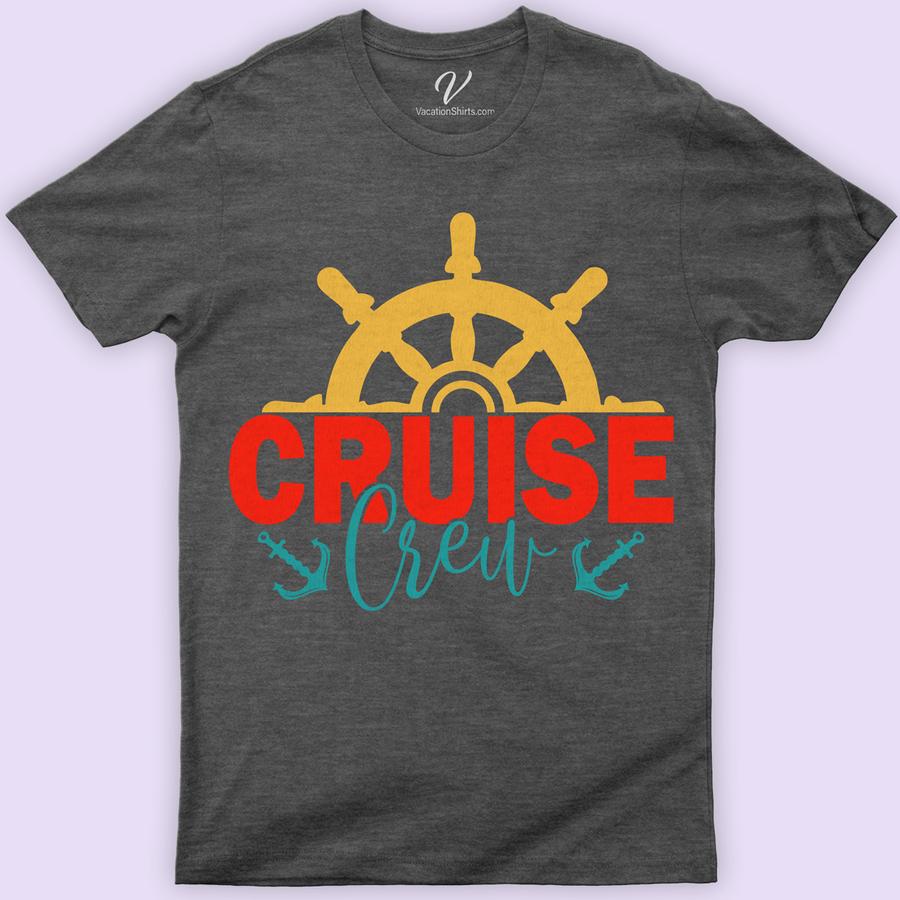 Nautical Cruise Crew Graphic Tee - VacationShirts.com Exclusive Classic Cruise Vacation Shirts Set sail in style with our Nautical Cruise Crew Graphic Tee, exclusively at VacationShirts.com. This maritime-themed masterpiece blends comfort with custom cruise flair, featuring unique sailor graphics perfect for any sea journey. Elevate your vacation wardrobe with this exclusive piece of ocean voyage apparel. Shop now and anchor your look!