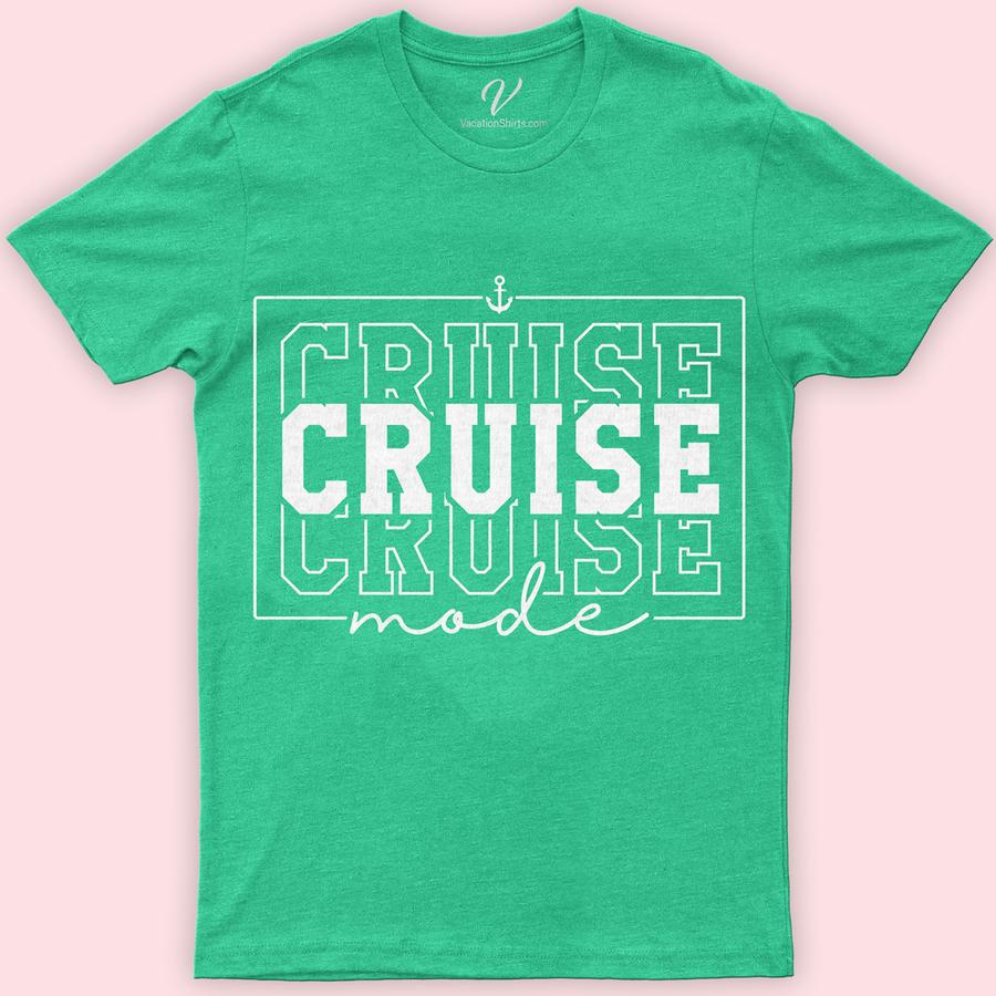 Cruise Mode Nautical-Themed Casual Vacation Tee Classic Cruise Vacation Shirts Set sail in style with Cruise Mode Nautical-Themed Casual Vacation Tee from VacationShirts.com. Perfect for any sea adventure, this maritime-themed clothing blends comfort with ocean-inspired elegance. Ideal for beach vacations, yacht parties, or casual cruising, its unique sailing graphic tees design embodies coastal casual wear. Dive into your next getaway!
