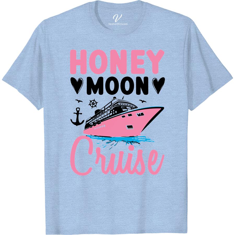 Honeymoon Cruise Tee - Romantic Getaway Shirt | VacationShirts.com Cruise Together Shirts Set sail in style with our Honeymoon Cruise Tee! Perfect for romantic getaways and honeymoon adventures, this shirt makes the ideal couples vacation apparel. From cruise wear to honeymoon outfits, our romantic vacation clothing will have you looking and feeling the love. Shop now at VacationShirts.com!