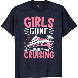 Cruise Trip Tee - Girls Gone Cruising | VacationShirts.com Girls Trip Cruise Shirts Set sail in style with our Girls Gone Cruising cruise trip t-shirt! Perfect for any tropical vacation, this nautical-themed clothing is a must-have addition to your cruise wear collection. Shop now at VacationShirts.com for the ultimate cruise vacation outfits and beach vacation tees!