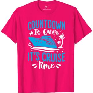 Cruise Time Tee - Countdown Over Vacation Shirt Classic Cruise Shirts Get ready to set sail in style with our Cruise Time Tee - Countdown Over Vacation Shirt! This cruise apparel is perfect for vacation wear, featuring a fun countdown design. Show off your excitement for your upcoming cruise vacation with this travel t-shirt.