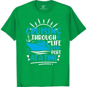 Cruise Life Tee | One Port at a Time | VacationShirts.com Cruise Together Shirts Set sail in style with our Cruise Life Tee! Perfect for any cruise vacation, this nautical-themed shirt is a must-have for any ocean lover. Whether you're lounging on the beach or exploring a new port, this tropical vacation wear will keep you comfortable and fashionable. Shop now for the ultimate cruise ship tees and travel t-shirts for both men and women at VacationShirts.com!