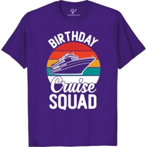 Cruise Birthday Squad Tee - Fun Vacation Shirt for Groups Birthday Cruise Shirts Celebrate your birthday on the high seas with our Cruise Birthday Squad Tee! This fun vacation shirt for groups is perfect for your cruise squad. With its eye-catching design, this birthday cruise t-shirt is the ultimate cruise group tee for creating unforgettable memories.