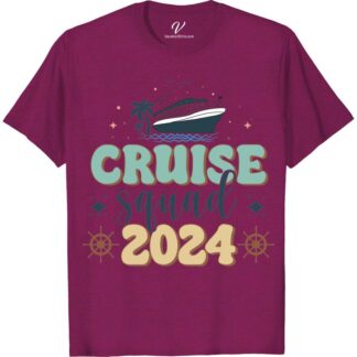 Cruise Squad 2024 Tee - Perfect Vacation Shirt for Groups Classic Cruise Shirts Get ready to set sail in style with our Cruise Squad 2024 Tee! Perfect for group vacations, matching cruise shirts make for memorable photos and bonding. From family cruise t-shirts to custom cruise tees, we have all the coordinated cruise tops you need for your squad's next adventure!