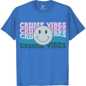 Cruise Vibes Smiley Tee - Fun Vacation Shirt | VacationShirts.com Classic Cruise Shirts Get ready to set sail with our Cruise Vibes Smiley Tee! Perfect for your next cruise vacation, this fun vacation shirt features a playful smiley face design that embodies the carefree spirit of tropical getaways. It's the ultimate cruise wear for a memorable beach vacation.