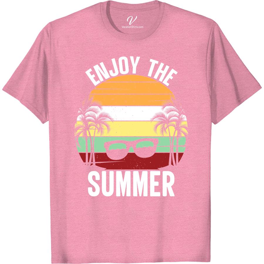Summer Vibes Tee - Perfect for Vacation Getaways | VacationShirts.com Summer Shirts Get ready to soak up the sun with our Summer Vibes T-Shirt! Our vacation shirts are the ultimate beach tees for your next travel adventure. From holiday tops to island wear, our tropical apparel and sun-kissed clothing will elevate your getaway fashion and become vacation wardrobe essentials.