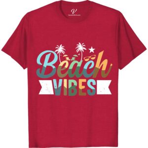 Beach Vibes Tropical Tee - VacationShirts.com Beach Vacation Shirts Get ready for your next seaside escape with our Beach Vibes Tropical Tee! This summer t-shirt features vibrant coastal apparel designs, perfect for any tropical vacation wear. Embrace the beachwear clothing trend with this must-have beach t-shirt and make a statement in tropical island shirt style!