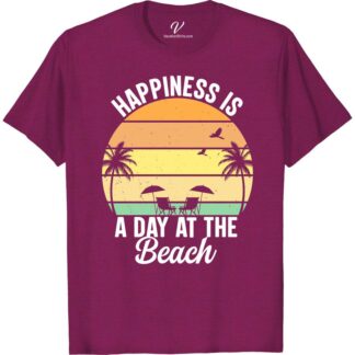 Beach Bliss Tee - Find Your Happy Place | VacationShirts.com Summer Shirts Escape to your happy place with our Beach Bliss Tee! Perfect for beach vacations, this tropical shirt will keep you in style. Embrace the sun and sand with our comfortable and trendy beachwear. Make a statement with our unique beach t-shirt designs and be the envy of all summer tops!