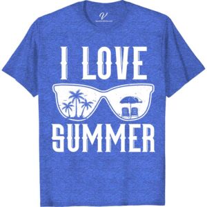I Love Summer Tee - Tropical Beach Getaway Shirt Summer Shirts Get ready for your next tropical beach getaway with our I Love Summer Tee! Perfect for any summer vacation, this tropical beach shirt is the ultimate beach vacation shirt. Wear your love for summer on your sleeve with this summer beach shirt.