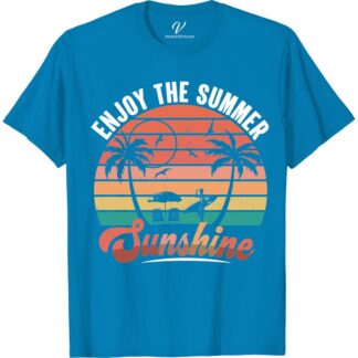 Sunshine Vibes Vacation Tee - Summer Fun Shirt Summer Shirts Get ready for some fun in the sun with our Sunshine Vibes Vacation Tee! This summer fun shirt is perfect for your beach vacation or tropical getaway. Feel the vacation vibes with this comfortable and stylish t-shirt that's sure to be your go-to summer beach shirt.