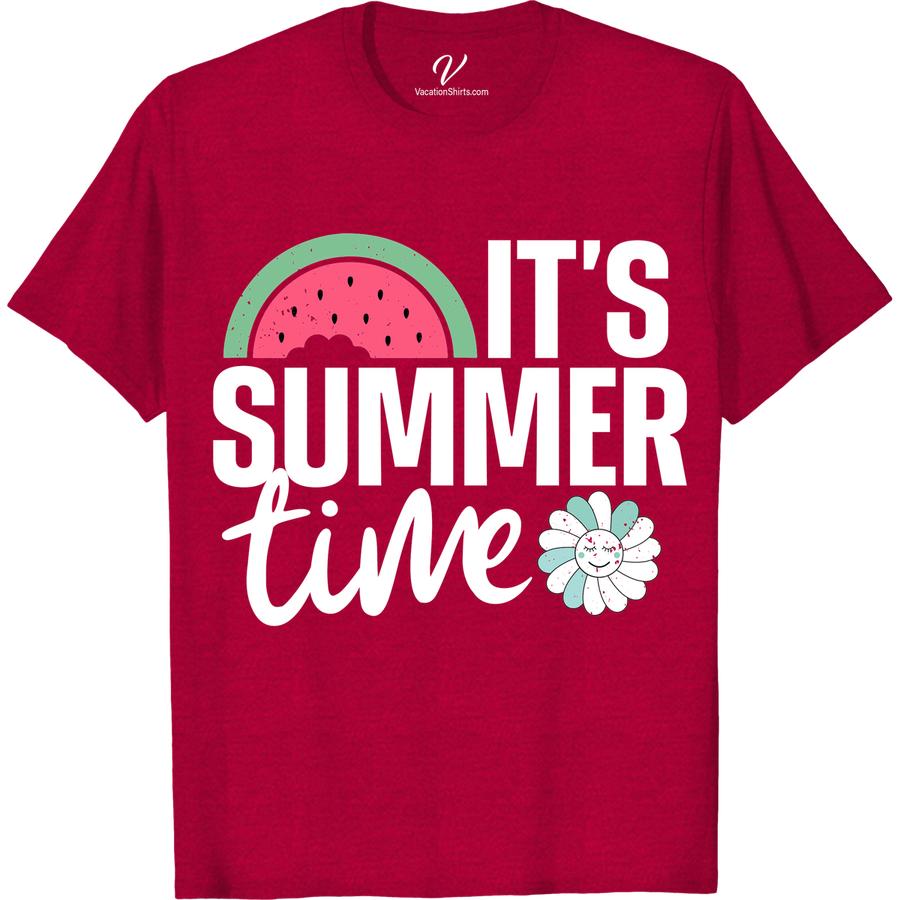 Summer Fun Watermelon & Daisy Tee - VacationShirts.com Summer Shirts Embrace the summer vibes with our Watermelon & Daisy Tee! Perfect for beachwear or tropical getaways, this vacation shirt features a fun watermelon and daisy design. Shop now for the ultimate casual summer top and travel t-shirt at VacationShirts.com!