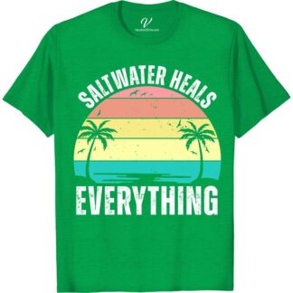 Saltwater Heals Tee - Beach Therapy Vacation Shirt Summer Shirts Find your serenity with our Saltwater Heals Tee - Beach Therapy Vacation Shirt. This coastal vacation tee is the perfect therapeutic beachwear for any beach relaxation getaway. Embrace the healing power of the ocean with this seaside therapy t-shirt. Your new favorite beach healing shirt awaits!