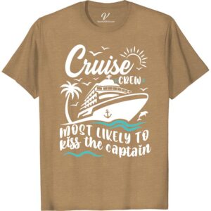 Cruise Crew Tee - Captain Kisser | VacationShirts.com Most Likely To Cruise Crew Get ready to set sail in style with our Cruise Crew T-shirt - Captain Kisser Tee! Perfect for any beach vacation or cruise ship adventure, this nautical t-shirt is a must-have for your vacation crew tops collection. Shop now at VacationShirts.com for the best cruise apparel and sailing tees!