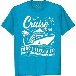 Cruise Crew Karaoke King Tee - VacationShirts.com Most Likely To Cruise Crew Set sail in style with our Cruise Crew Karaoke King Tee from VacationShirts.com! Perfect for hitting the high seas and belting out your favorite tunes, this vacation shirt is a must-have for any cruise vacation apparel collection. Shop our cruise ship clothing and find your karaoke-themed shirts today!