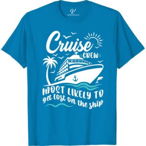 Cruise Crew's 'Most Likely to Get Lost' Ship Tee - VacationShirts.com Most Likely To Cruise Crew Set sail with our Cruise Crew's 'Most Likely to Get Lost' Ship Tee! This nautical themed clothing is perfect for your group vacation shirts collection. With its funny cruise tees design, it's the ultimate cruise vacation outfit. Get your ship crew t-shirts and travel tees now!