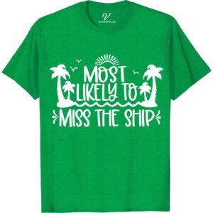 Miss the Ship? Tropical Tee - Must-Have VacationShirts.com Most Likely To Beach Version Get ready to set sail in style with our Miss the Ship? Tropical Tee! The perfect addition to your vacation shirt collection, this must-have tropical t-shirt shop design will keep you looking cool and breezy on any beach or cruise ship getaway.