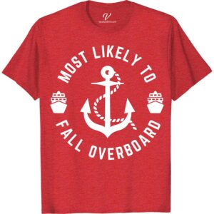 Fall Overboard Nautical Tee - Perfect for Sea Adventures Most Likely To Nautical Set sail in style with our Fall Overboard Nautical Tee! This sea adventure tee is a must-have for any maritime fashion enthusiast. The anchor design shirt is perfect for any boat trip top or coastal wear. Embrace your inner sailor with this ocean-themed clothing!