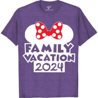 Minnie Family Vacation Shirt 2024 Disney Vacation Shirts Embark on magical adventures with our Custom Minnie Family Vacation Shirts from VacationShirts.com! Perfect for Disney family vacations, these personalized Disney family outfits feature unique Minnie Mouse designs. Customize for your group and make memories in matching Minnie themed family clothing. Ideal for Disneyworld trips, our tees add magic to every moment!