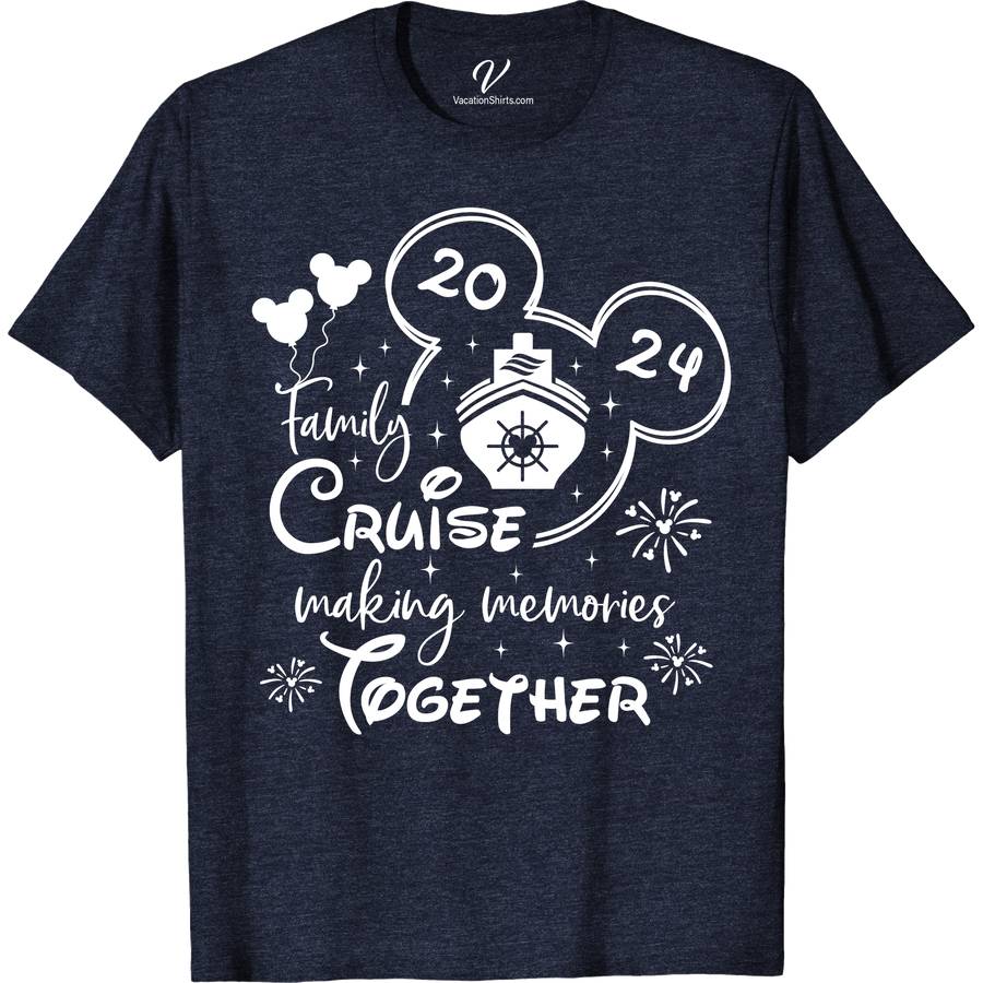 2024 Disney Cruise Family Matching Tees 2024 Disney Cruise Shirts Set sail in style with our 2024 Disney Cruise Family Matching Tees from VacationShirts.com! Personalize your adventure with custom Disney-themed designs, perfect for every family member. Embrace the magic together in these unique, comfortable outfits, creating unforgettable memories. Ideal for group photos, our shirts are the ultimate Disney Cruise Line matching apparel.