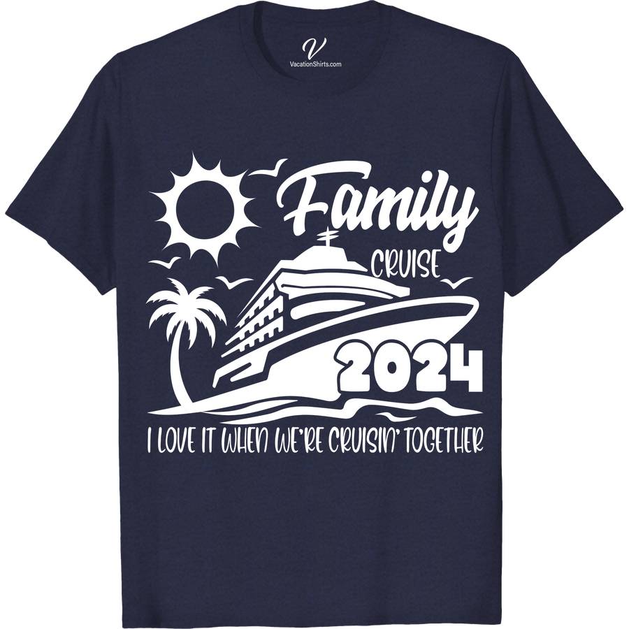 2024 Family Cruise Adventure Tee VacationShirts