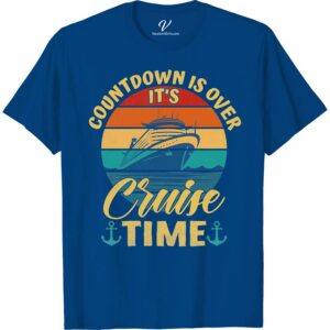 Countdown Over Cruise Time - Nautical Vacation Tee Classic Cruise Vacation Shirts Set sail in style with the "Countdown Over Cruise Time" Tee from VacationShirts.com. Perfect for men and women, this nautical vacation shirt blends maritime charm with ocean-themed graphics, making it the ultimate cruise wear. Whether you're sailing or beach-bound, this maritime vacation tee is your go-to for sea journey chic.