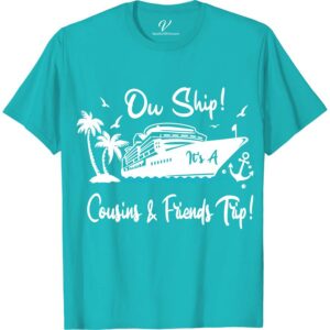 Cruise-Themed 'Oh Ship! It's A Cousins & Friends Trip' Vacation Tee Cruise Squad Vacation Shirts Set sail in style with our 'Oh Ship! It's A Cousins & Friends Trip' Vacation Tee from VacationShirts.com. Perfect for group cruises, this custom cruise tee unites family and friends in matching cruise outfits. Personalize your nautical adventure with our unique, eye-catching design. Make unforgettable memories in our personalized cruise shirts!