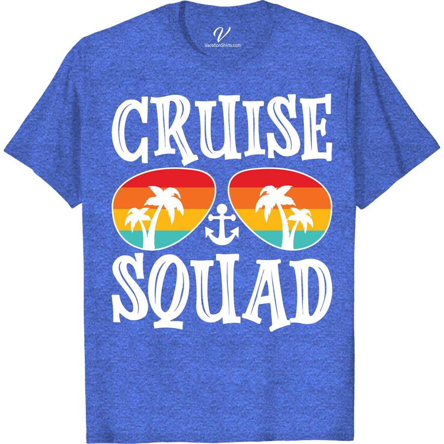 Tropical Palm Tree Cruise Squad Vacation Tee Classic Cruise Vacation Shirts Set sail in style with our Tropical Palm Tree Cruise Squad Vacation Tee from VacationShirts.com! Perfect for Caribbean cruises, beach vacations, and tropical-themed parties, this custom cruise wear features vibrant palm designs, making it ideal for matching group tees. Elevate your summer with our unique, family-friendly shirts!