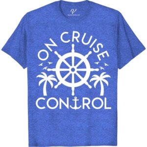 On Cruise Control Nautical Themed Vacation Tee-Shirt Classic Cruise Vacation Shirts Set sail in style with the "On Cruise Control" Nautical Themed Vacation Tee-Shirt from VacationShirts.com. Perfect for any sea voyage, this ocean-inspired t-shirt features a unique anchor design, blending maritime charm with coastal vacation flair. Embrace the essence of sailing vacations with this must-have cruise wear shirt.