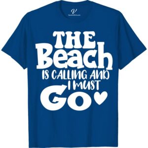 Beach Calling Statement Vacation Tee Beach Vacation Shirts Dive into summer with our Beach Calling Statement Vacation Tee from VacationShirts.com! Perfect for any tropical getaway, this beach-themed apparel merges comfort with style. Featuring a catchy ocean statement, it's the ultimate in coastal vacation clothing. Embrace the surf style with this must-have beachwear t-shirt for your seaside holiday.